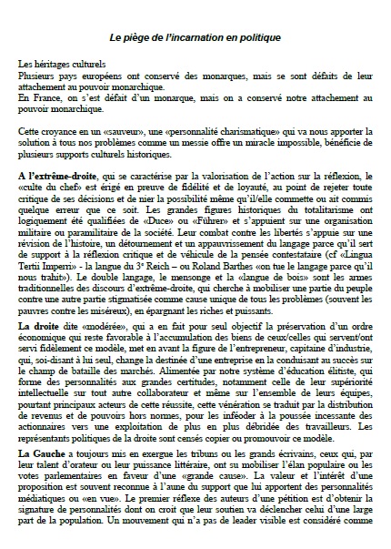 Publication Archipel Le piège de l incarnation